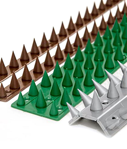 Buy anti climb spikes for walls, fences and gates to deter cats and intruders.