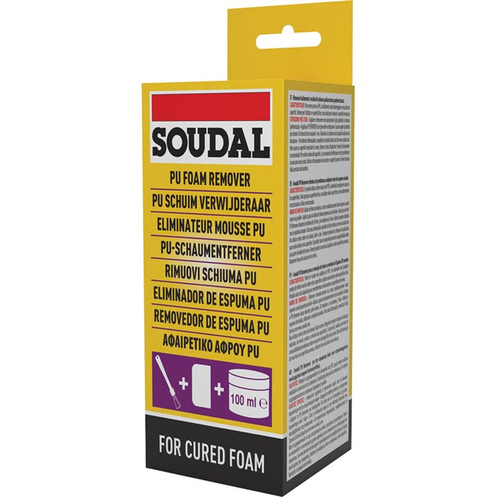 Soudal Cured PU Foam Remover - CLEAR (100ml)