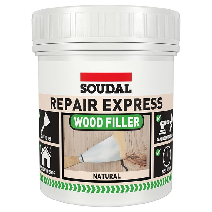 Soudal repair express wood filler - NATURAL (400g)