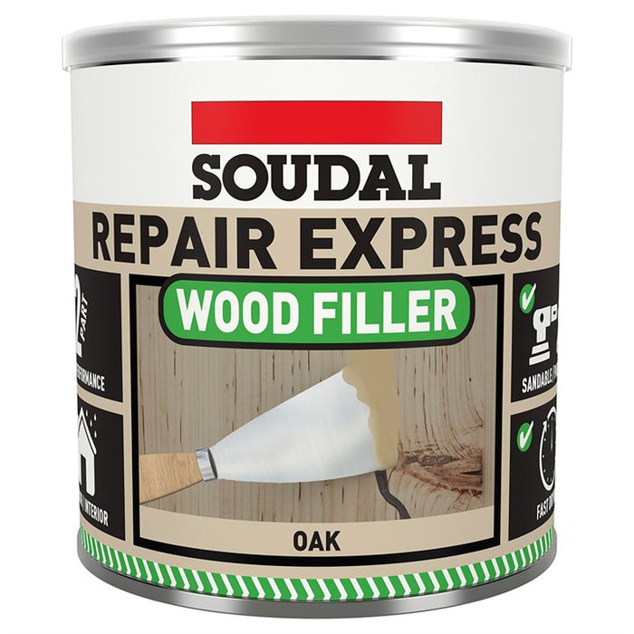 Soudal repair express wood filler 2 P - OAK (1.5kg)