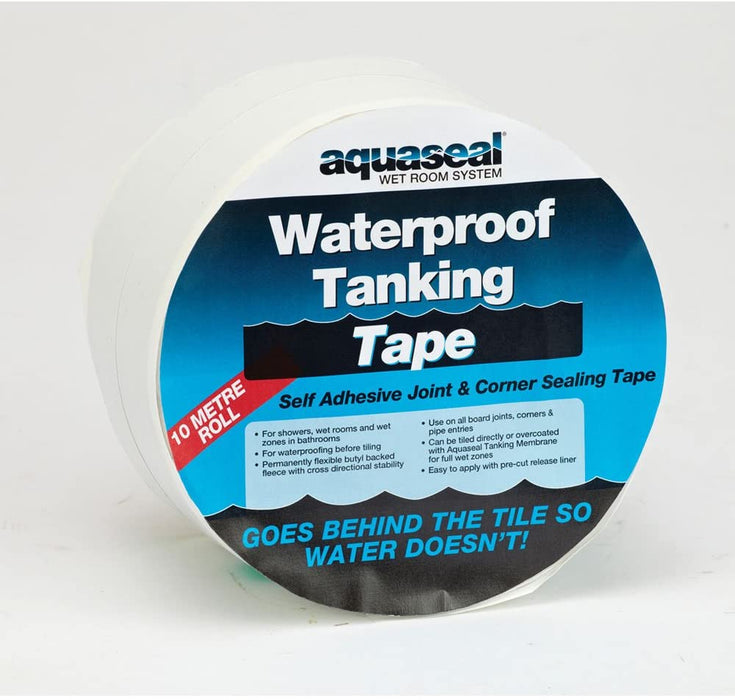 Everbuild Aquaseal Waterproof Wet Room Tanking Tape 10m