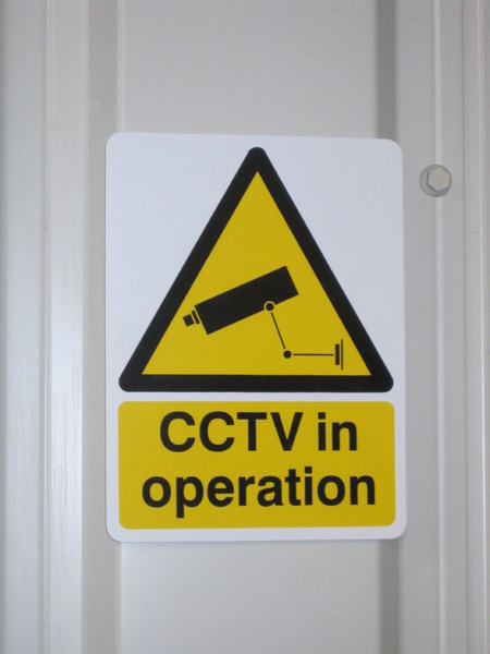 CCTV Warning Signs - Security Camera Warning Signs (A4) Four Pack
