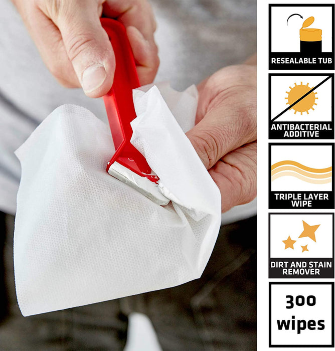 Everbuild Wonder Wipes Multi-Use Cleaning Wipes, 300 Wipes