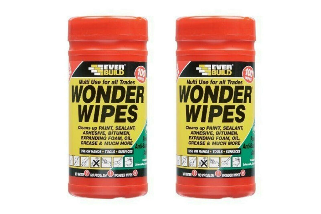 Everbuild Multi Purpose Wonder Wipes Hand Cleaners - Anti Bacterial Additive