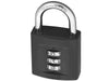 158/40 40mm Combination Padlock (3-Digit) Die-Cast Body Carded                  