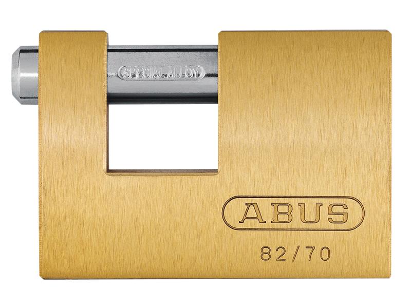 82/70mm Monoblock Brass Shutter Padlock Keyed Alike 8514                        