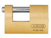 82/90mm Monoblock Brass Shutter Padlock Keyed Alike 8523                        