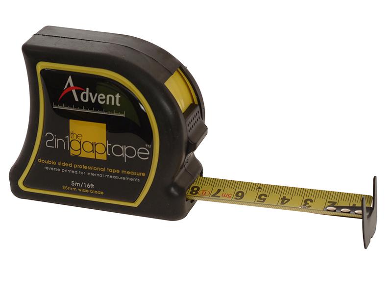 Advent 2-In-1 Double Sided Gap Pocket Tape 5m/16ft (Width 25mm)