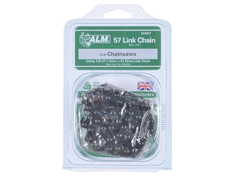 CH057 Chainsaw Chain 3/8in x 57 links 1.3mm - Fits 40cm Bars