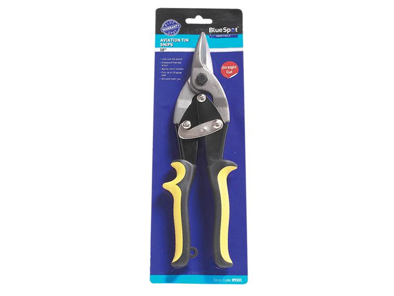 Aviation Tin Snips Straight Cut 250mm (10in)