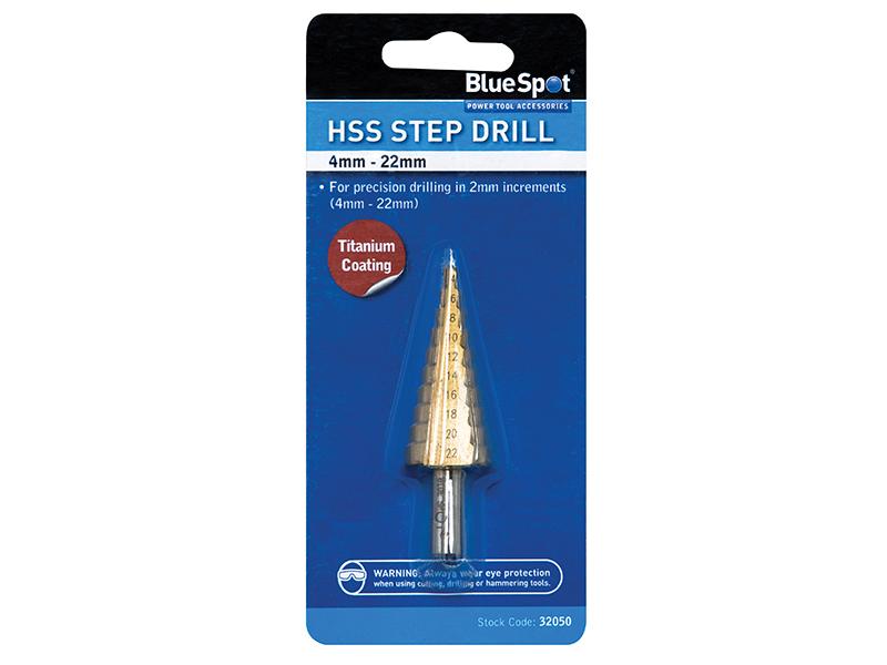HSS Step Drill 4-22mm