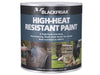 High-Heat Resistant Paint Black 250ml                                           