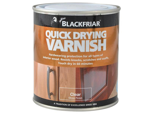 Quick Drying Duratough Interior Varnish Clear Gloss 500ml                       