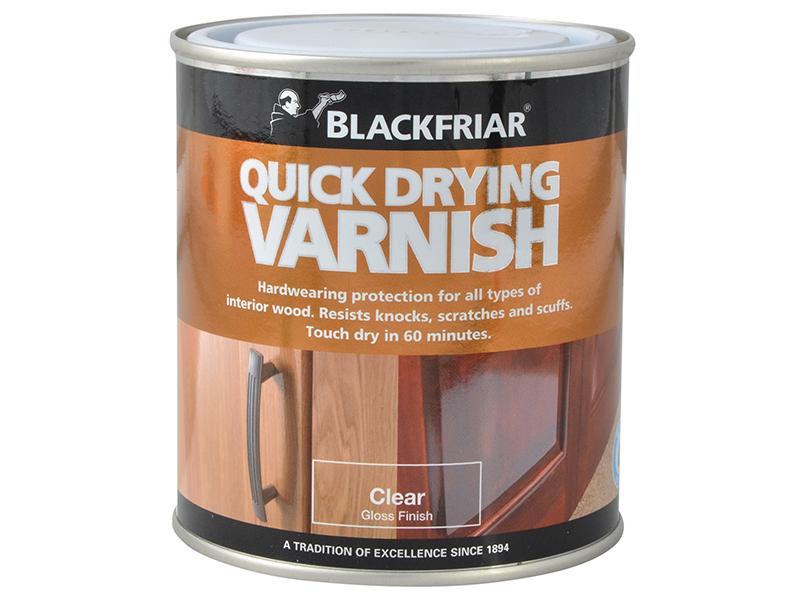 Quick Drying Duratough Interior Varnish Clear Gloss 250ml                       