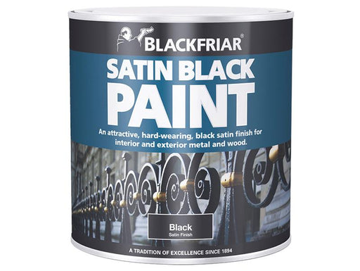 Satin Black Paint 250ml                                                         