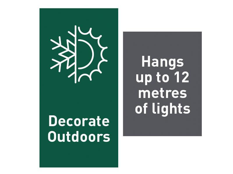 Clear Outdoor Decorating Clips (Pack 20)
