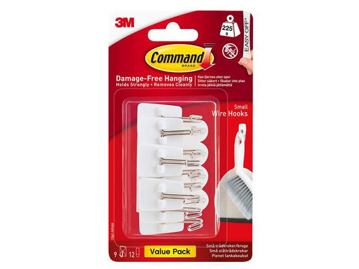 White Wire Hooks Value Pack (Pack 9)                                            