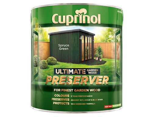 Ultimate Garden Wood Preserver Spruce Green 4 litre                             