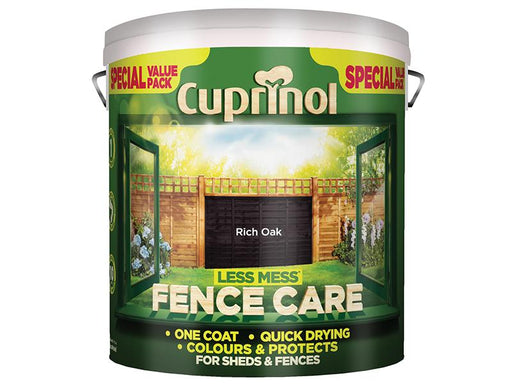 Less Mess Fence Care Rich Oak 6 litre                                           