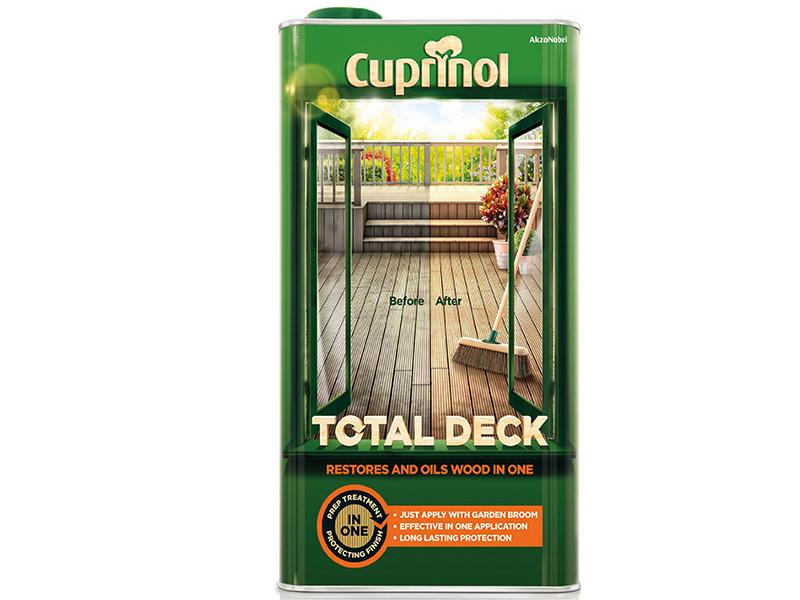 Total Deck Restore & Oil Wood Clear 5 litre                                     