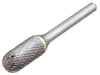 Solid Carbide Rotary Bright Burr Ball Nosed Cylinder 12.7 x 6mm                 
