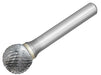 Solid Carbide Bright Rotary Burr Ball 8 x 6mm                                   