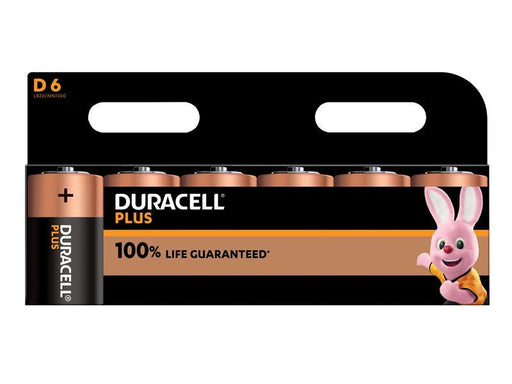 D Cell Plus Power +100% Batteries (Pack 6)                                      