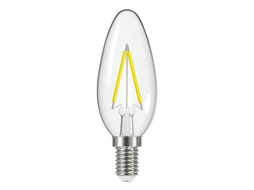 LED SES (E14) Candle Filament Non-Dimmable Bulb, Warm White 470 lm 4W           