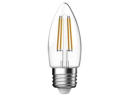 LED ES (E27) Candle Filament Non-Dimmable Bulb, Warm White 470 lm 4W            
