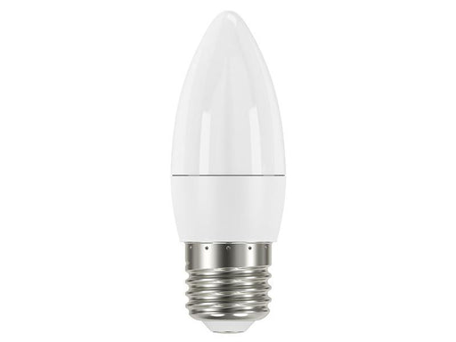 LED ES (E27) Opal Candle Non-Dimmable Bulb, Daylight 470 lm 5.2W                