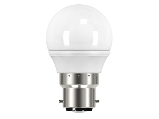 LED BC (B22) Opal Golf Non-Dimmable Bulb, Warm White 470 lm 5.2W                