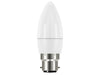LED BC (B22) Opal Candle Non-Dimmable Bulb, Warm White 250 lm 3.3W              