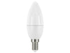 LED SES (E14) Opal Candle Non-Dimmable Bulb, Warm White 470 lm 5.2W             