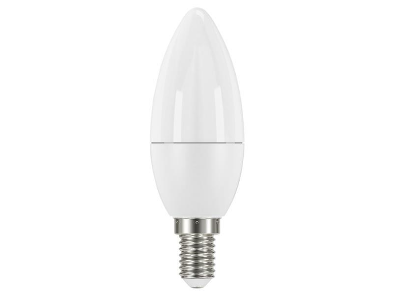 LED SES (E14) Opal Candle Non-Dimmable Bulb, Warm White 470 lm 5.2W             