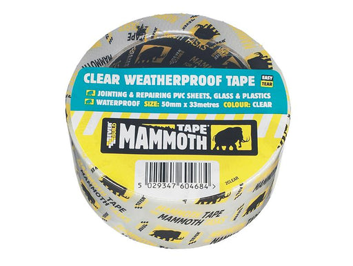 Weatherproof Tape 50mm x 10m Clear                                              