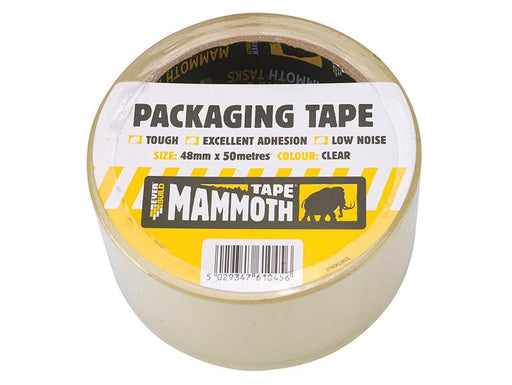 Retail/Labelled Packaging Tape 48mm x 50m Clear                                 