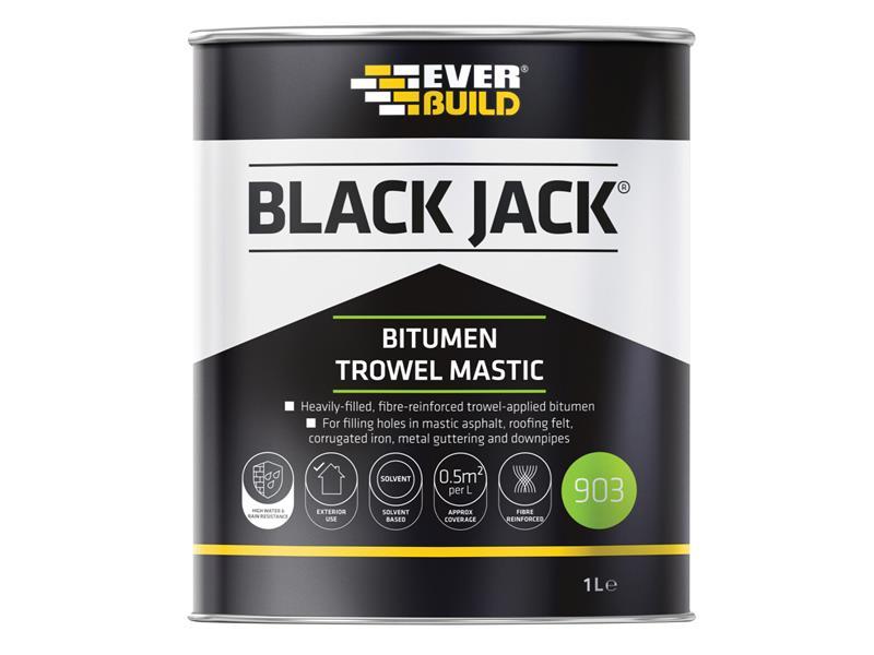Black Jack® 903 Bitumen Trowel Mastic 1 litre                                   