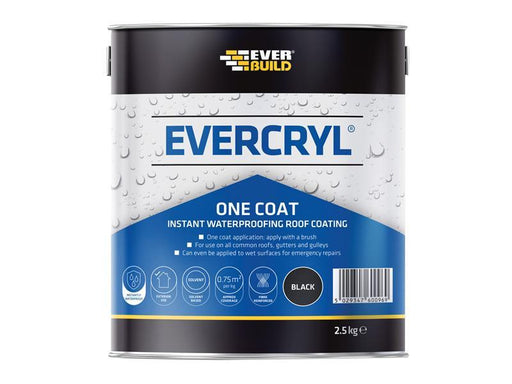 EVERCRYL® One Coat Black 2.5kg                                                  
