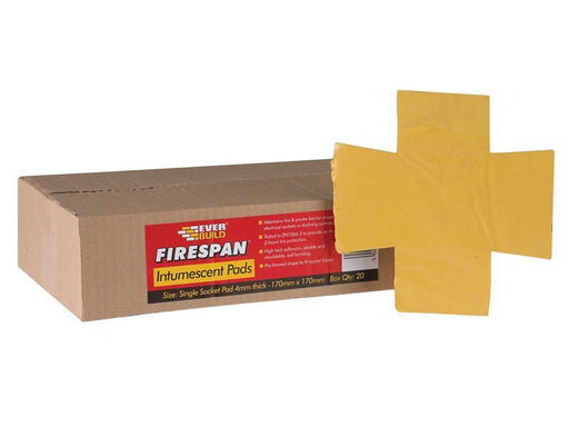 Firespan Intumescent Single Socket Pad (Box 20)                                 