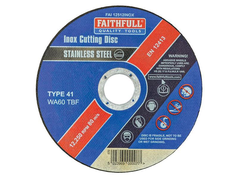 Inox Cutting Disc 115 x 1.2 x 22.23mm                                           