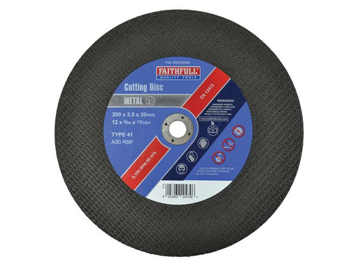 Metal Cut Off Disc 300 x 3.5 x 20mm                                             