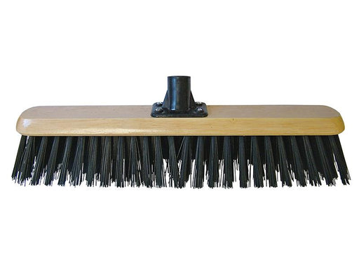 Black PVC Platform Broom Head 450mm (18in) Threaded Socket                      