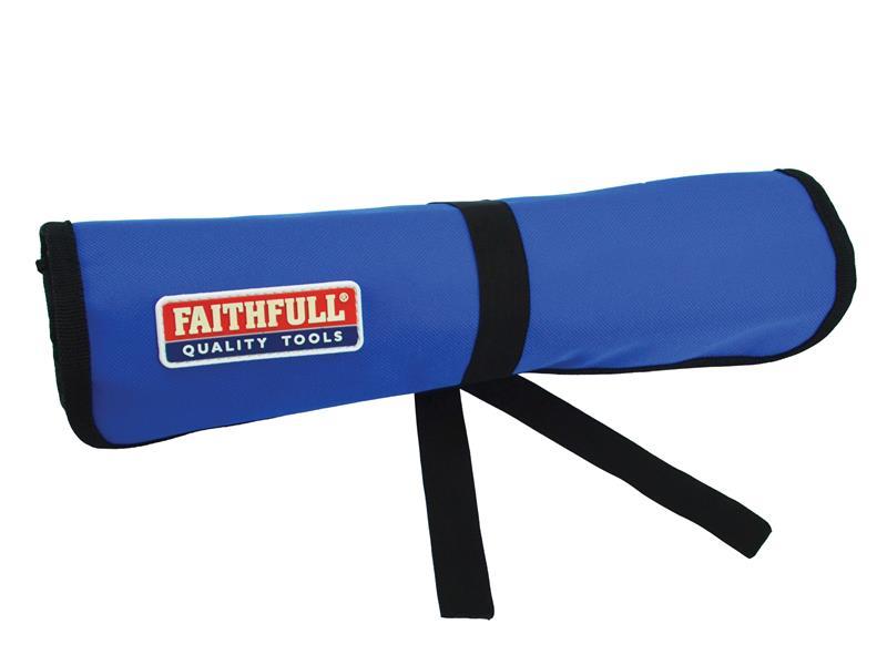 Faithfull 12 Pocket Chisel Roll 32 x 68cm