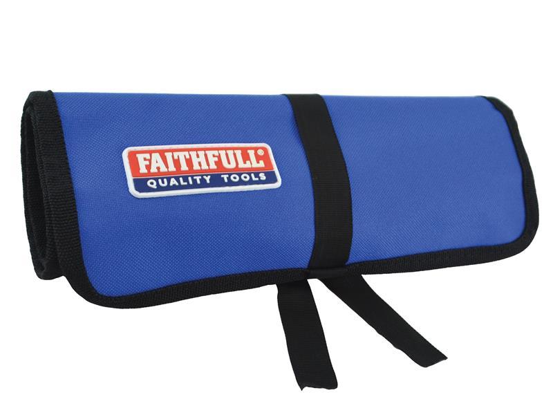 Faithfull 8 Pocket Chisel Roll 32 x 50cm