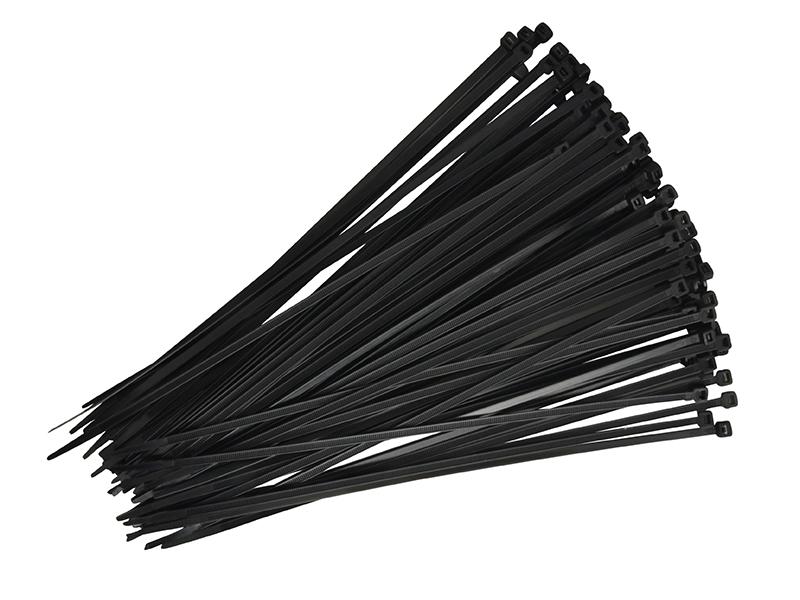 Faithfull Cable Ties Black 4.8 x 300mm (Pack 100)