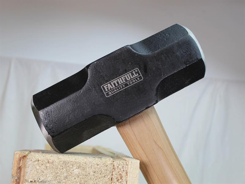 Faithfull Sledge Hammer Contractor's Hickory Handle 6.35kg (14 lb)