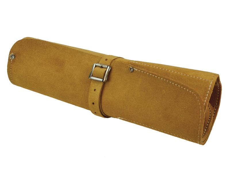 Faithfull 8 Pocket Leather Chisel Roll 33 x 47cm