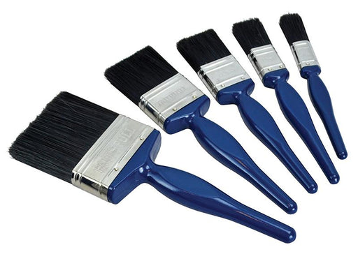 Utility Paint Brush Set of 5 19 25 38 50 & 75mm                                 