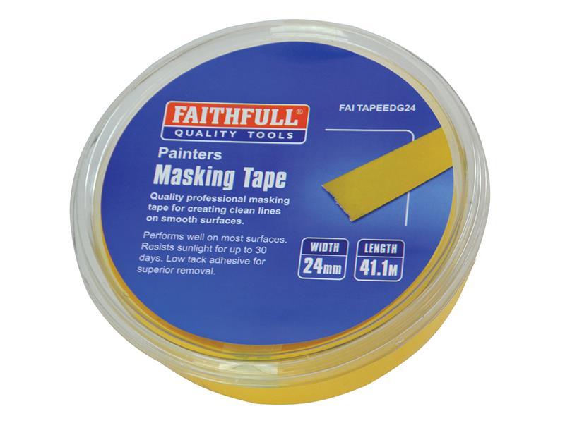 Faithfull Edge Masking Tape 24mm x 41.1m