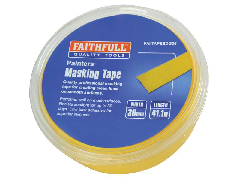 Faithfull Edge Masking Tape 36mm x 41.1m